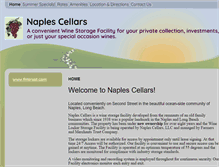 Tablet Screenshot of naplescellars.com